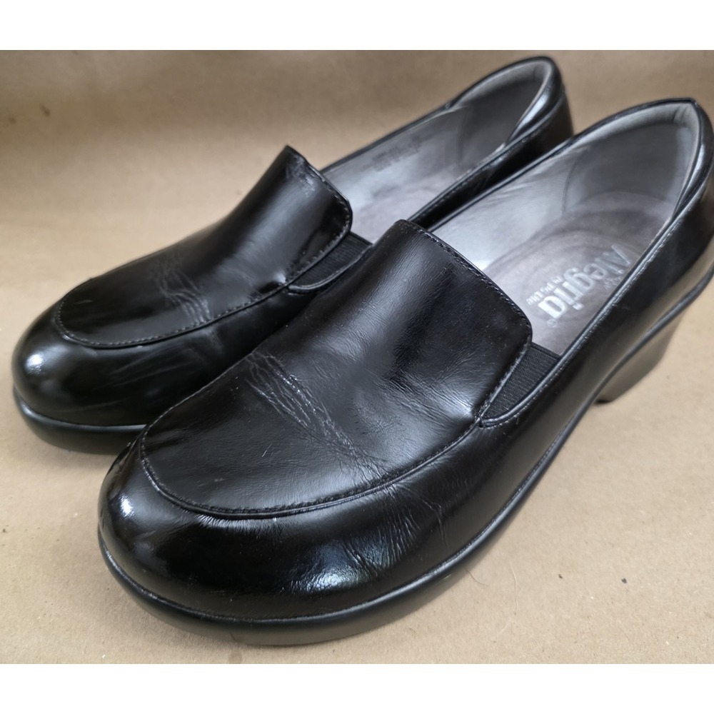 ALEGRIA (Sz 40 ) Black Patent Leather WOMENS EMMA SHOES